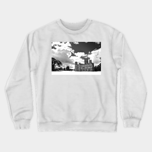 Highclere Castle Downton Abbey Hampshire England Crewneck Sweatshirt by AndyEvansPhotos